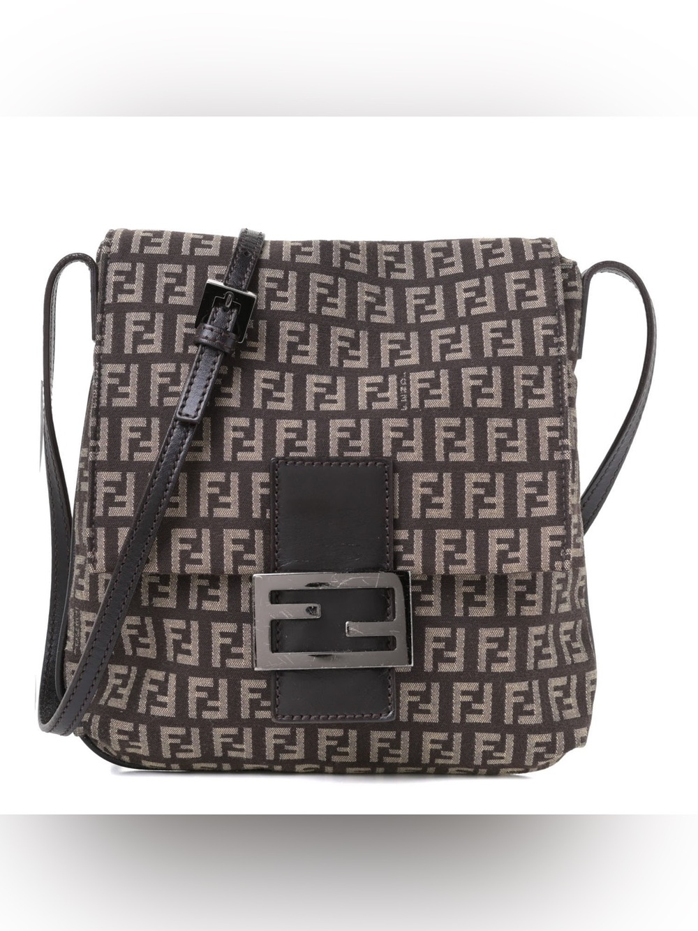 Fendi Zucchino Canvas Messenger